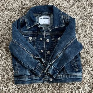 Old Navy Kids Classic Denim Jacket - Dark Blue